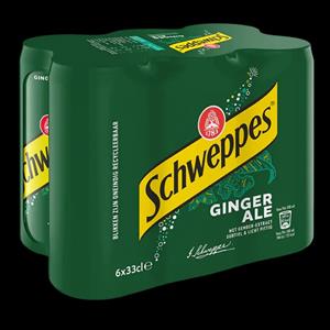 SCHWEPPES 6X33CL GINGER ALE